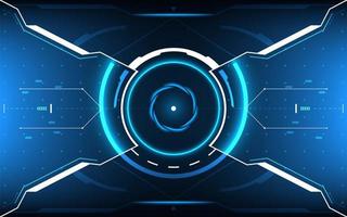 HUD panel User interface. Futuristic concept. vector
