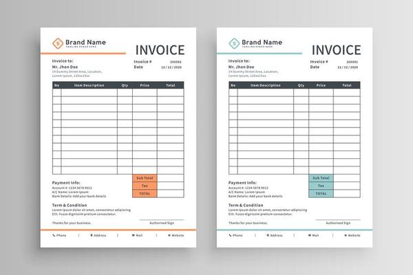 Invoice Template Vector Art, Icons, and Graphics for Free Download invoice-template-vector-art-icons-and-graphics-for-free-download
