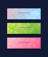 Abstract background with colorful shapes vector