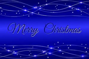 Blue traditional festive Christmas background. vector