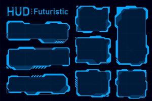 Futuristic HUD abstracts. Future theme concept background vector