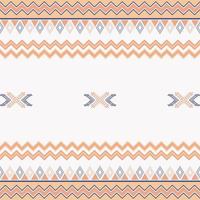 Seamless ethnic pattern with geometric shapes vector