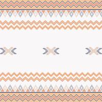 Seamless ethnic pattern with geometric shapes vector