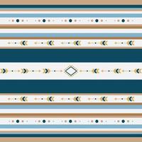 Seamless ethnic pattern with geometric shapes vector