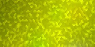 Light green, yellow vector background with random forms.