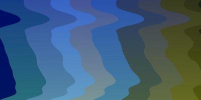 Light Blue, Green vector background with bent lines