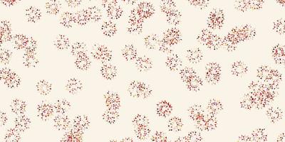 Light red vector natural artwork with flowers.