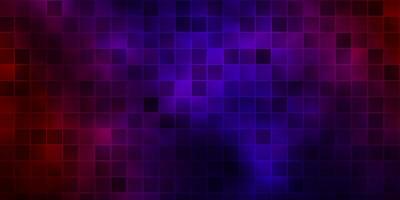 Dark Blue, Red vector texture in rectangular style.