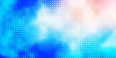 Light Pink, Blue vector background with circles