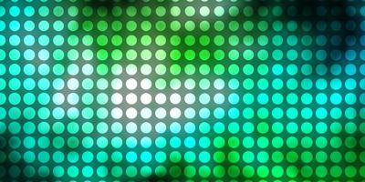 Light Blue, Green vector backdrop with circles