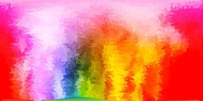 Light multicolor vector triangle mosaic template.