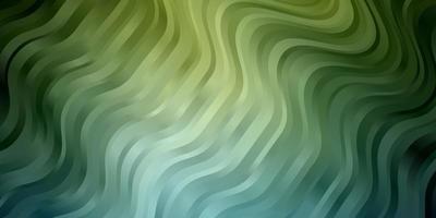 Light Blue, Green vector backdrop with curves.