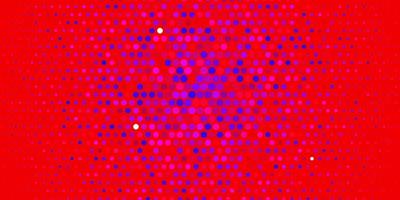 Light Blue, Red vector background with bubbles.