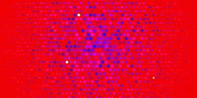 Light Blue, Red vector background with bubbles.