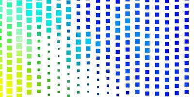Light Blue, Green vector backdrop with rectangles