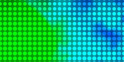 Light Blue, Green vector backdrop with circles