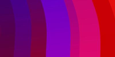 Light Blue, Red vector pattern with curved lines.