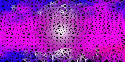 Light purple, pink vector geometric polygonal wallpaper.