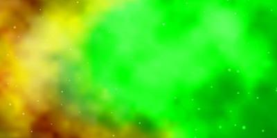 Dark Multicolor vector texture with beautiful stars.