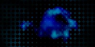 Dark BLUE vector backdrop with dots