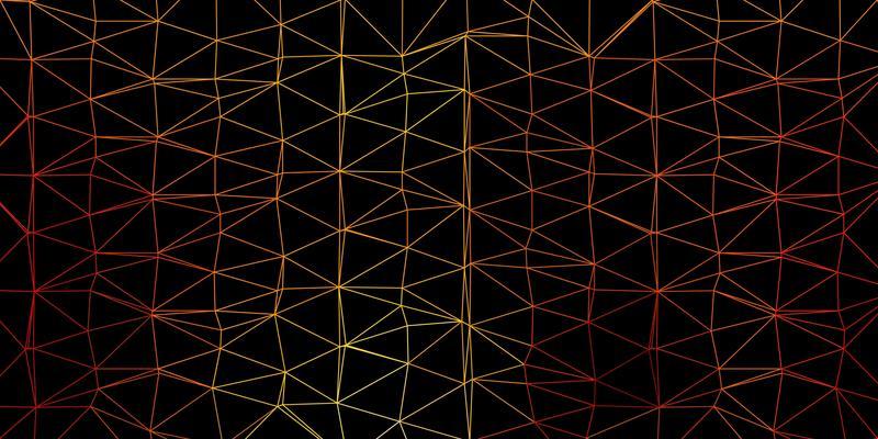 Light orange vector poly triangle layout.