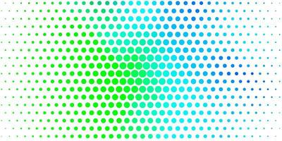 Light Blue, Green vector backdrop with circles