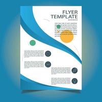 Business Advertisement Flyer Template Design vector