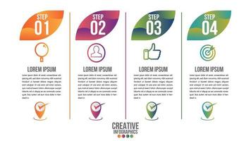 Infographic modern timeline design vector template for business