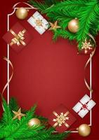 Holiday season festival celebration background with gifts vector