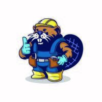 Working beaver character vector