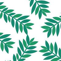 branch and leaves pattern background vector