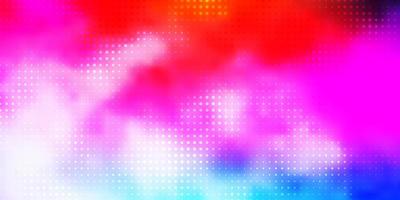 Light Multicolor vector background with spots.