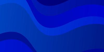 Light BLUE vector background with bent lines.