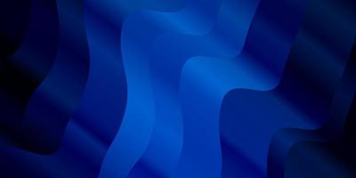 Light BLUE vector background with bent lines.