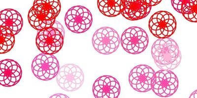 Light Red vector texture with disks.