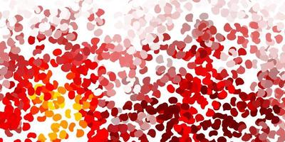 Light orange vector pattern with abstract shapes.