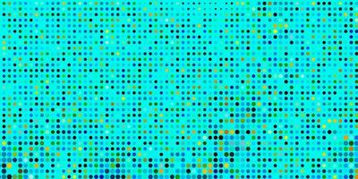 Light Blue, Green vector background with spots.