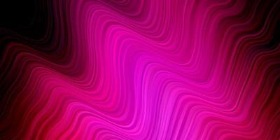 Dark Pink vector background with bows.