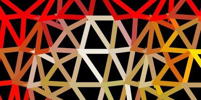 Light pink, yellow vector gradient polygon layout.