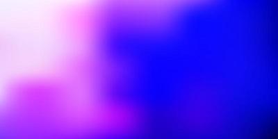 Dark pink, blue vector blurred background.