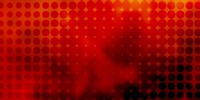 Dark Brown vector background with spots.