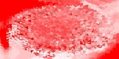 Light red vector gradient polygon layout.