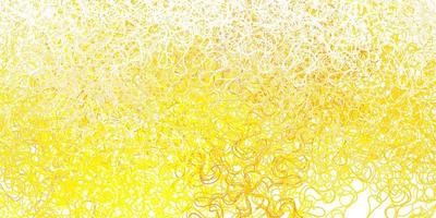 Light yellow vector texture with curves.