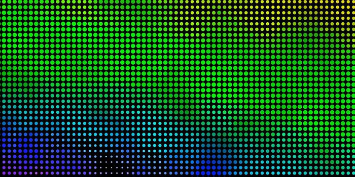 diseño de vector multicolor claro con formas circulares.