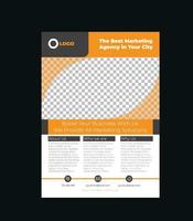 Creative Corporate Flyer Design Template vector