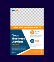 Creative Business Flyer Template Design vector