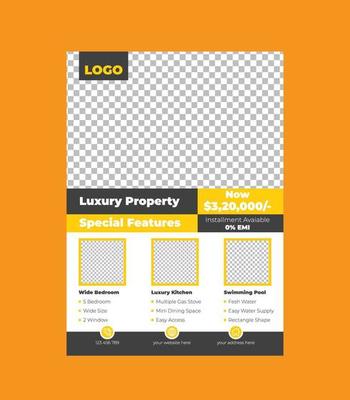 Real Estate Flyer Template Design