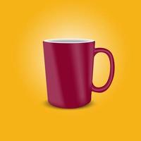 Red Mug Mock-up Design