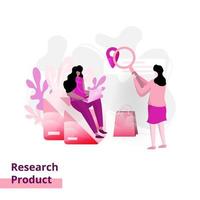 Landing Product Research page