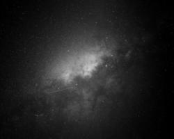 Black and white of the Milky Way photo